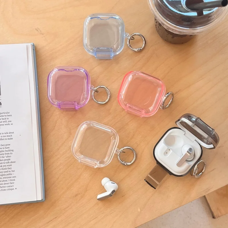 Clear Protective Case with Shockproof Cover, Lock Buckle & Keychain Hook