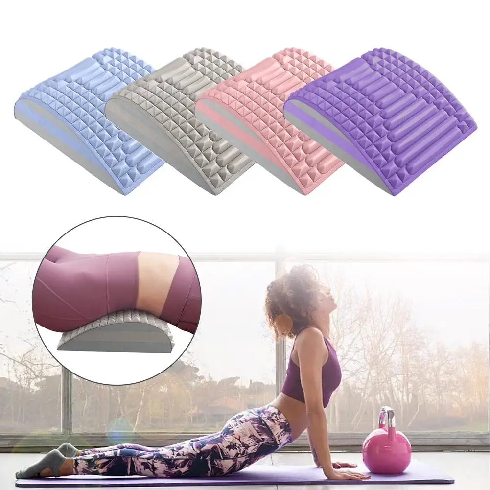 

Lower Back Pain Relief Treatment Back Stretcher Pillow Lumbar Support For Neck Waist Chronic Herniated Disc Posture Corrector