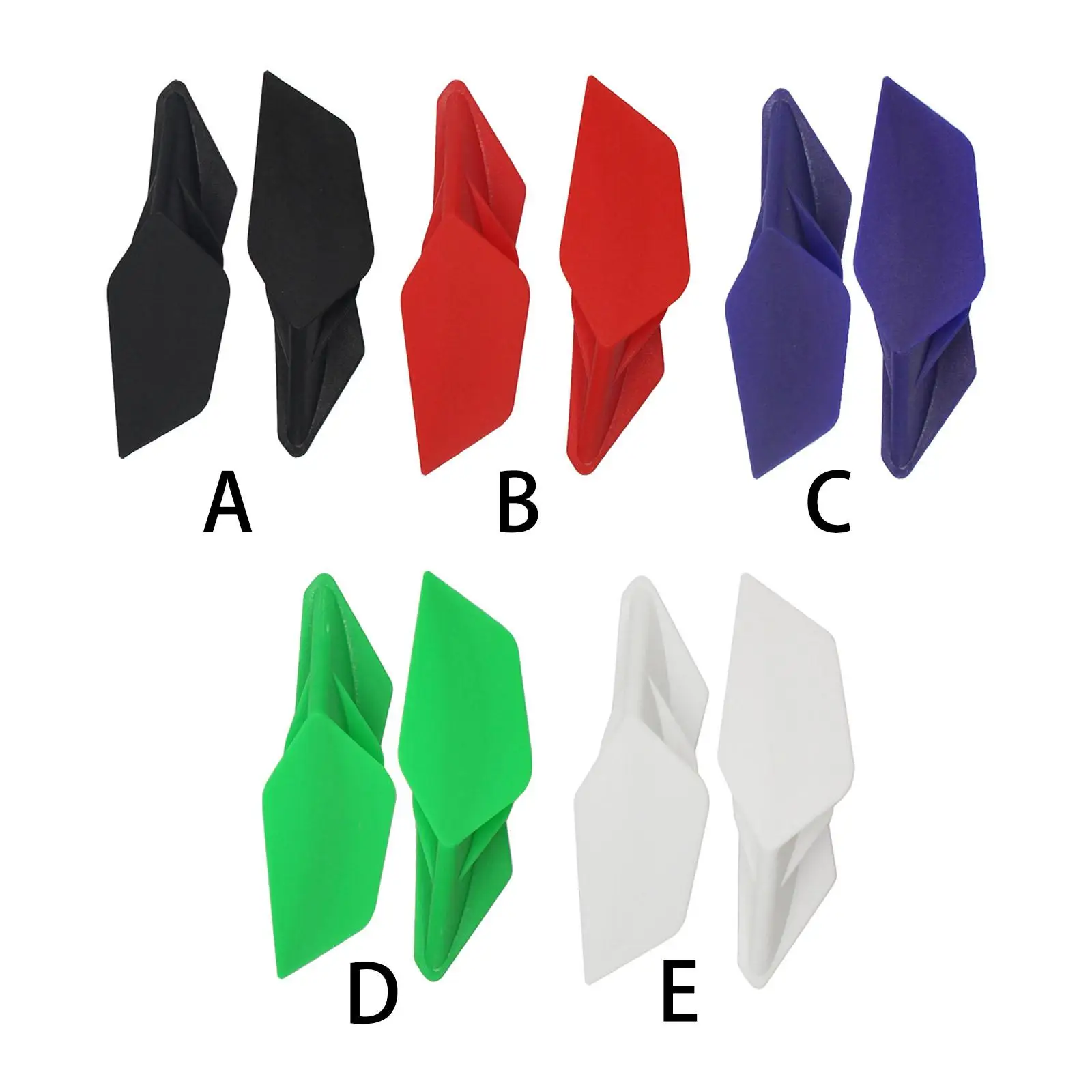 

Pair of Motorcycle Scooter Dynamic Wing Moulding Sturdy Frame ABS Front Fairing Winglet for Crf1100L 20-2021