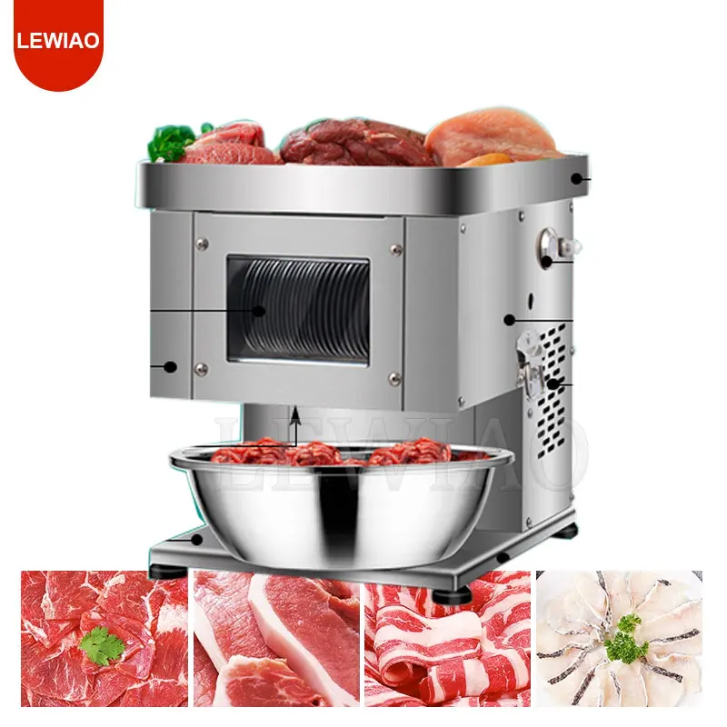 

Ломтерезка для мяса Коммерческая ломтерезка домашняя машина для резки овощей полностью автоматическая электрическая машина для резки мяса