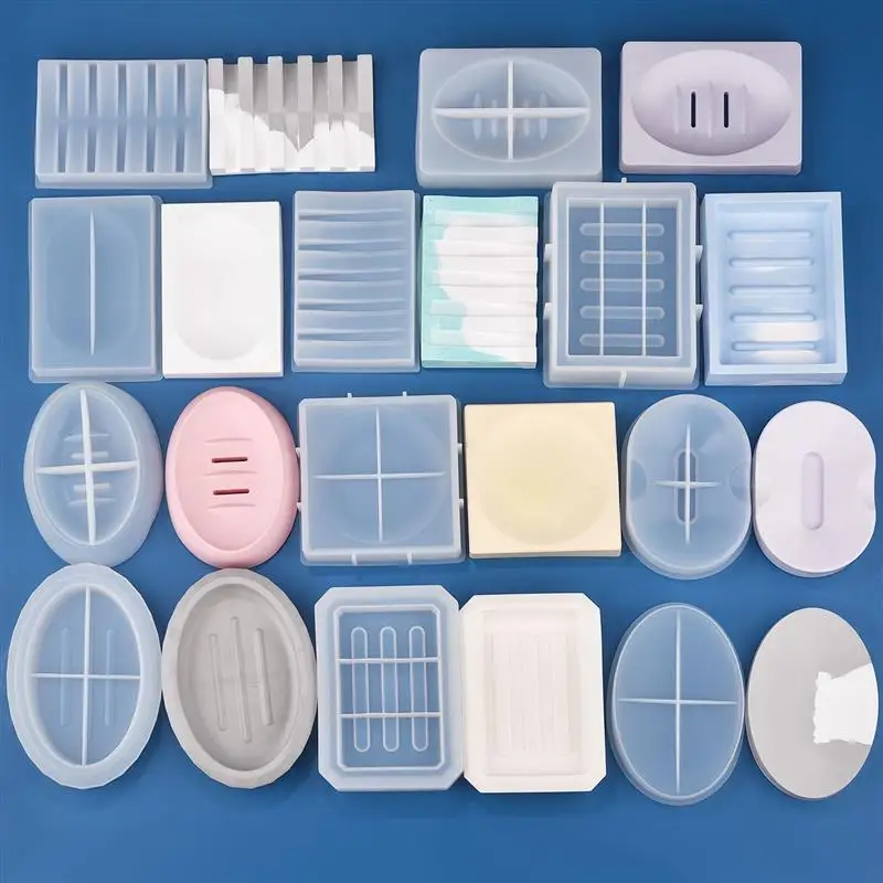 HandmadeSoapHolderStorageBoxMoldEpoxyResinMoldSoapDish