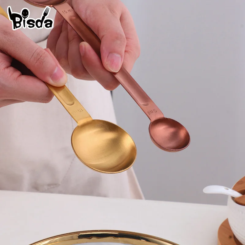 Cuillère Graduée En Acier Inoxydable 304 Pour Assaisonnement De Café