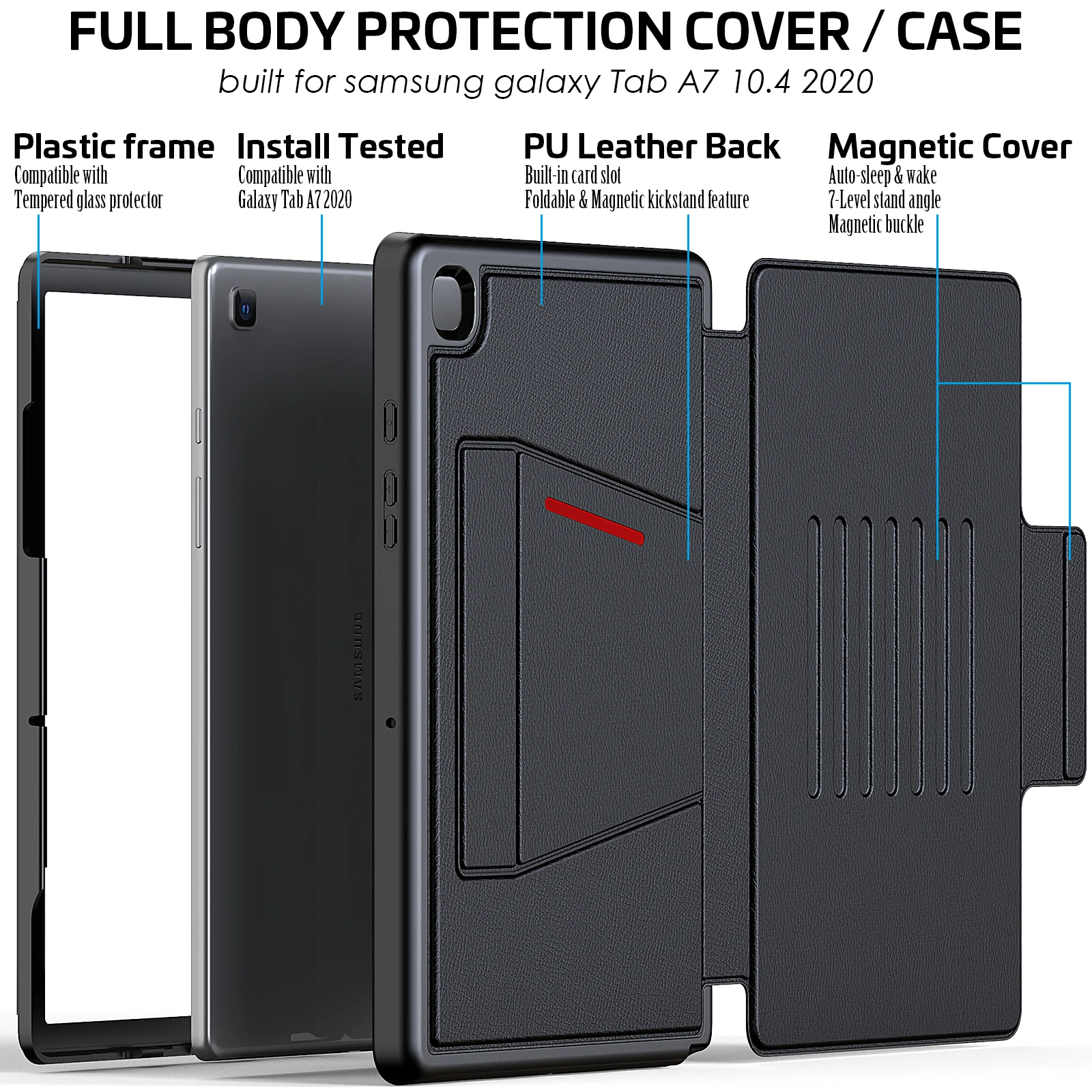 Capa de Suporte Magnético com Suporte para