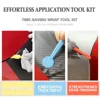 AUTOBRIGHT 7pcs Plastic Car Wrap Kit  Magnetic Edge Squeegee for Vinyl Film, Multi Size Tools Fit Vehicle Edges Curves Gaps 5