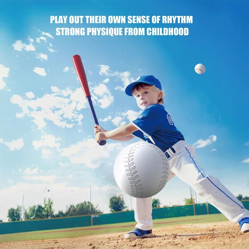 Adjustable Height Baseball Launcher Toy for Kids Outdoor Sport