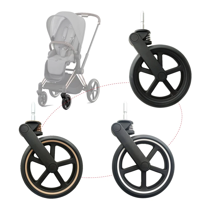StrollerFrontWheelForPriam34PramsDirectReplacePushchair