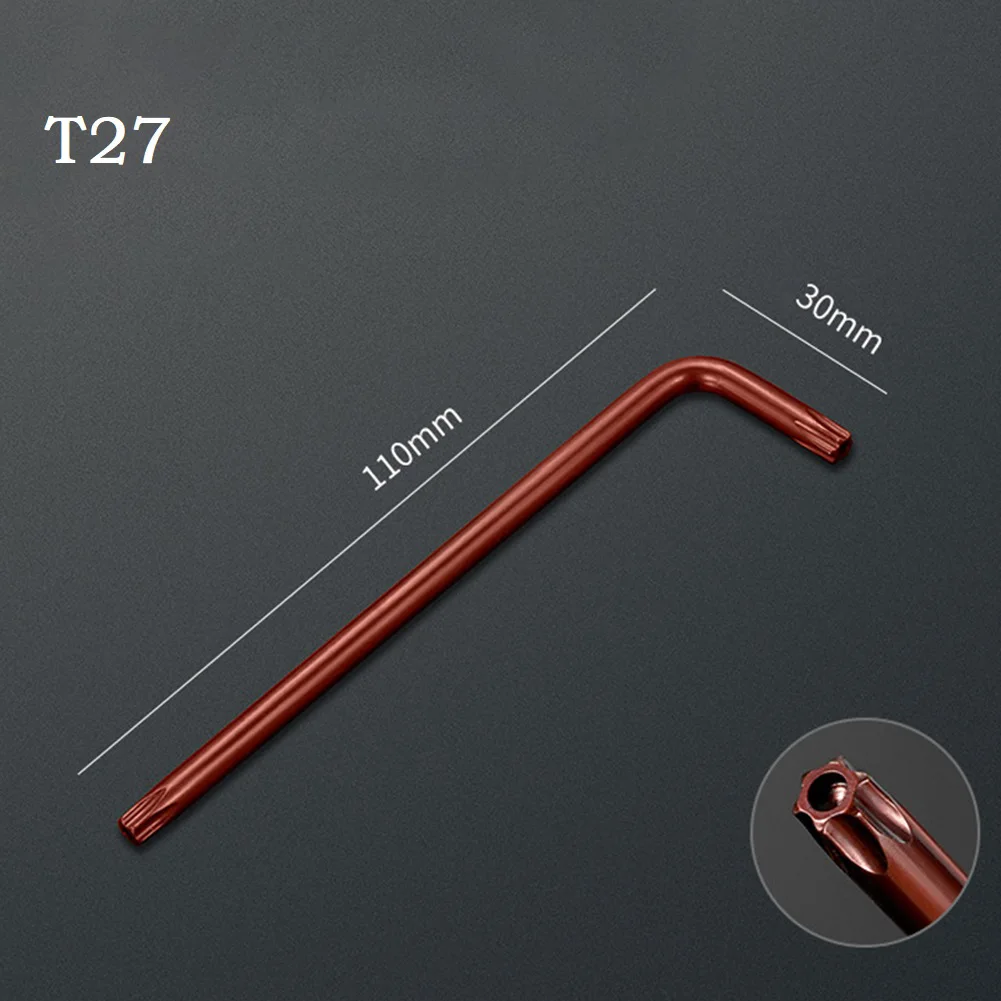 

9 шт./комплект, серебристые отвертки T10 T15 T20 T25 T27 T30 T40
