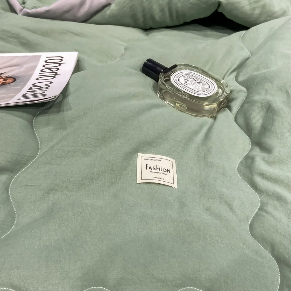 Summer Quilt Zomer Airconditioning Quilt Gewassen Katoen Gooi Deken Quilten Dunne Dekbed Cooling Dekbed Gewatteerde Quilt Effen Kleur