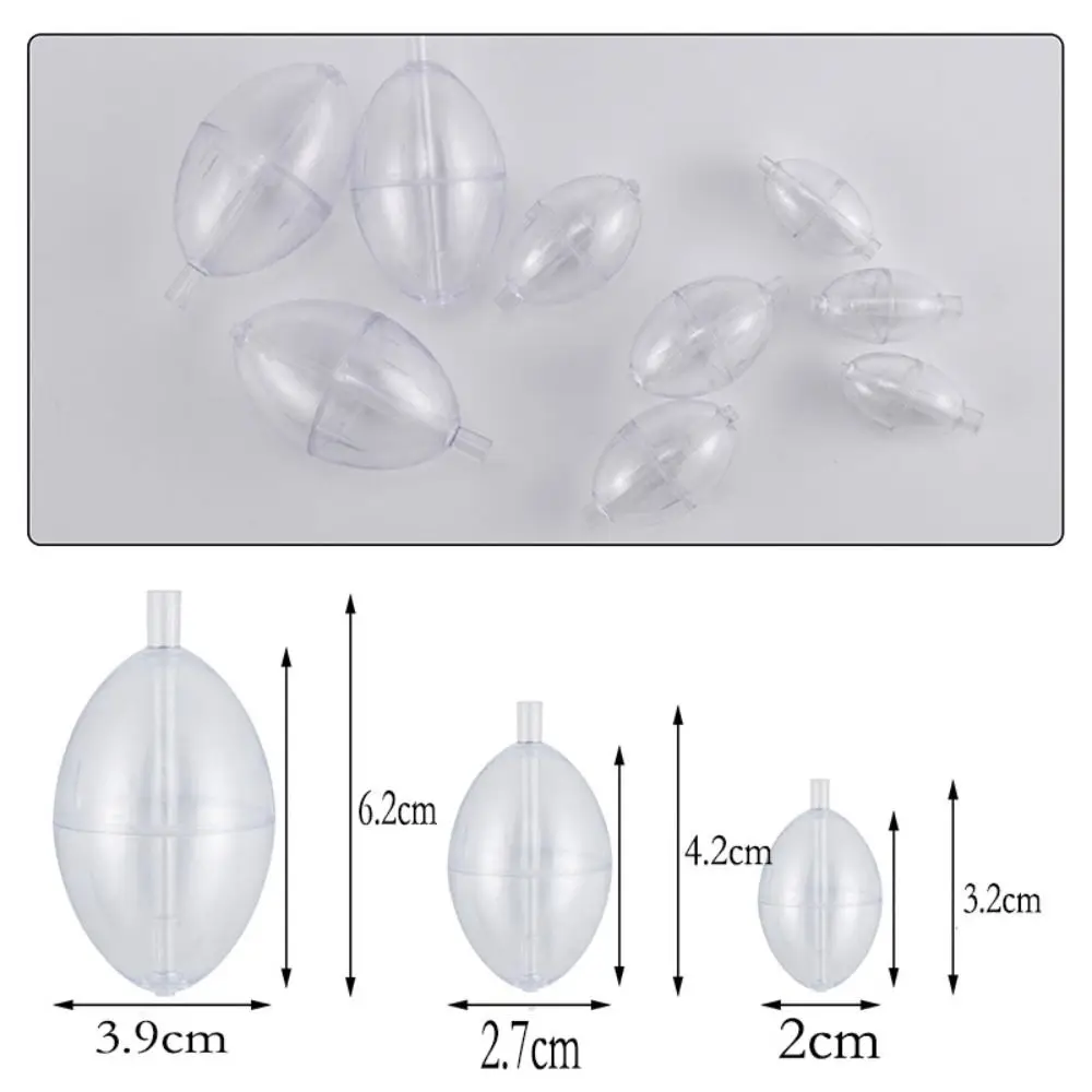 Fishing Float Oval Plastic Bubble For Fishing Tackle Bobber Buoy