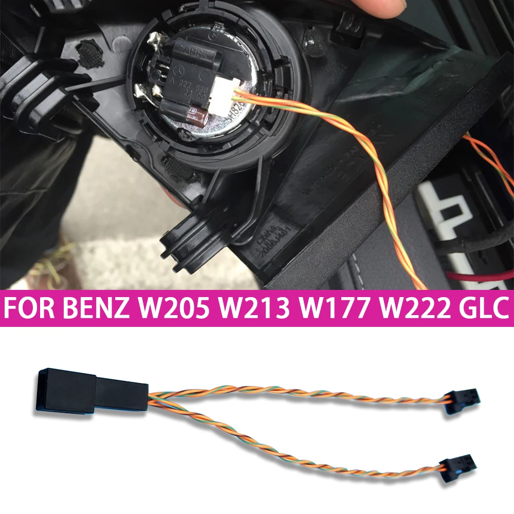 Auto Tweeter Splitter Fit Draad for Mercedes Benz W205 W213 W177 W222 Glc Klasse Bass Speaker Adapter Stereo Plug aansluitkabel