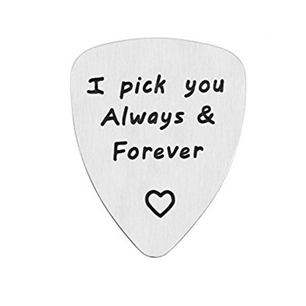 Guitar Pick Electric Bass Moderator Original Sound Guitar Picks Stainless Steel Thickness Music Instruments Accessories