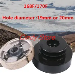 168F/170F clutch pulley （19mm or 20mm） for 168/170/GX160/GX200 gasoline engine/Diesel engine replacement parts