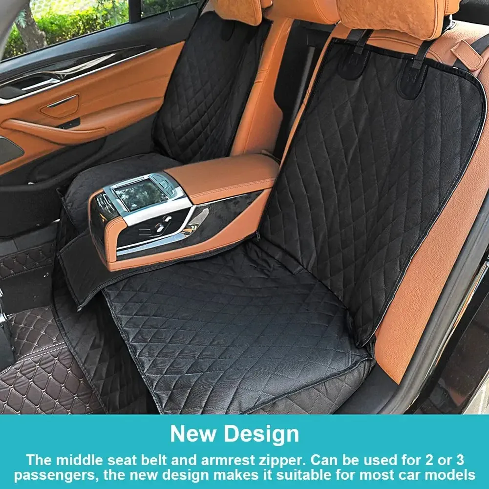 Dog Car Seat Cover 100% Waterproof Pet Dog Travel Pet Car Mat Mesh Cat Carrier Hammock Cushion Protector