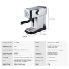 HomeWise Semi-automatic Coffee Maker 15Bar ULKA Pump Espresso Coffee Machine with Thermostatic System Household Use 220V 110V 5