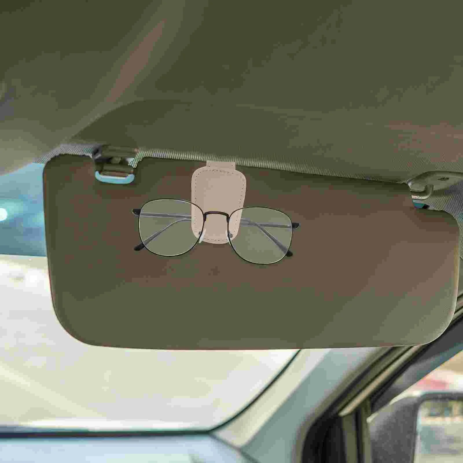 

2 Pcs Car Glasses Clip Universal Visor Sunglasses Holder Frame Clips for