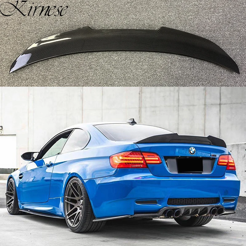 

E92 PSM Style Car Rear Spoiler Wing Lip Extension For BMW E92 M3 2DR Coupe 2007-2013 Rear Trunk Spoiler Lip Boot Wing Lip