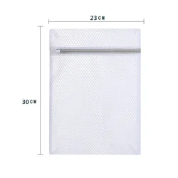 Set of 5 Durable Honeycomb Mesh Laundry Bags - Reusable and Versatile (30X20cm)