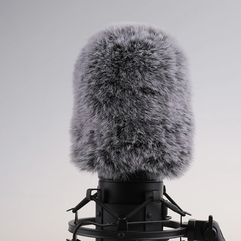 Microphone Furry Windscreen Muff Microphone Wind Cover Fuzzy Microphone Cover Fuzzy Microphone