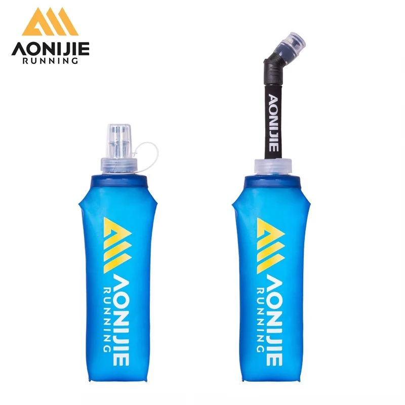 Soft Flask Water Bag Folding Collapsible Water Bottle TPU Sports Climbing Hiking Running Bag 250ml 500ml AONIJIE SD30