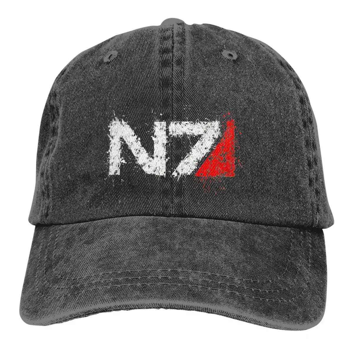 

Pure Color Dad Hats Retro Women's Hat Sun Visor Baseball Caps Mass Effect ME1 Game Peaked Cap