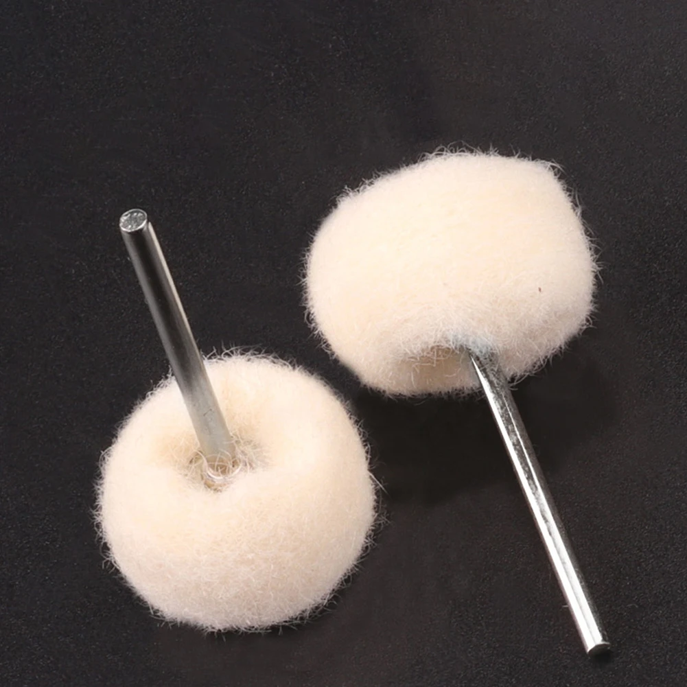 

Wool Polishing Brush Grinding Head 5PCS For Removing Rust Mold Surface Parts Reliable Replacement Shank 2.35mm