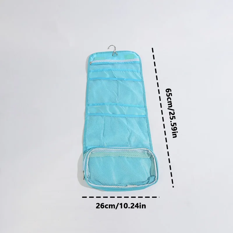 1PC Foldable Hanging Organizer Waterproof Wash Bag Large Capacity Travel Bag Cosmetic Bag Outdoor Travel Bag 6