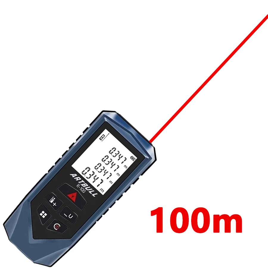 ARTBULL 100m Infrared Laser Rangefinder 50m Digital Laser Distance Meter Tape Measure tape measure,laser rangefinder,distance meter,laser tape measure,digital tape measure