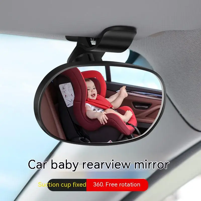 

Safety Car Back Seat Baby View Mirror Suction Clip-On Adjustable Baby Rear Convex Mirror Car Baby Kids Monitor Car Accessories