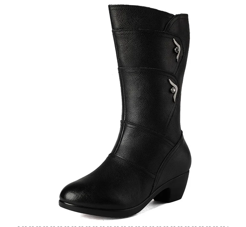 New Black Sexy Knee height Boots For Women High Heels Shoes Ladies Thigh High Boots Autumn Winter Long Boots Female Shoes