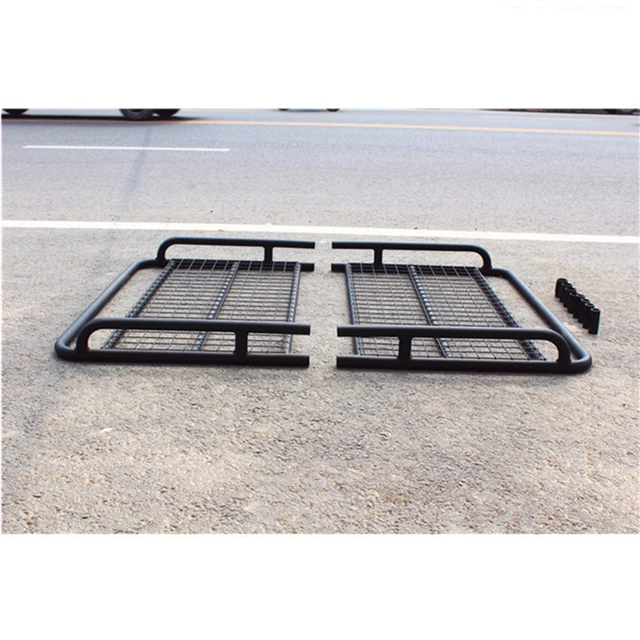 OUTDOOR360 140 x 96cm Universal Car Roof Rack Cross Bars Basket Luggage  Carrier Steel Vehicle Cargo