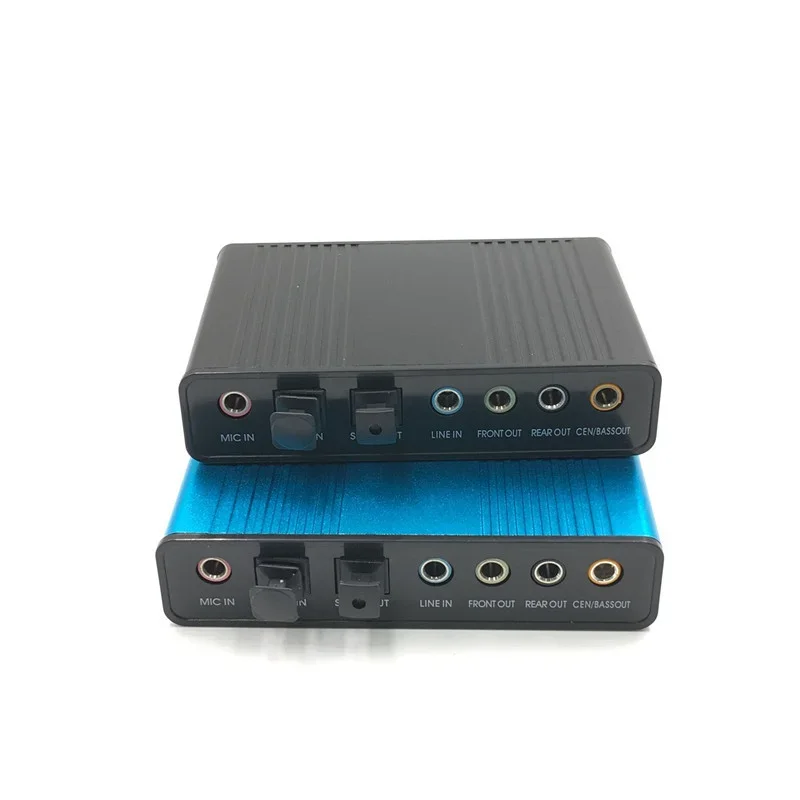 Usb 2.0 Placa de Som Canais 7.1 e 5.1 Placa de Áudio Externa Óptica Controlador Spdif para pc Laptop Desktop Tablet - Imagem 6