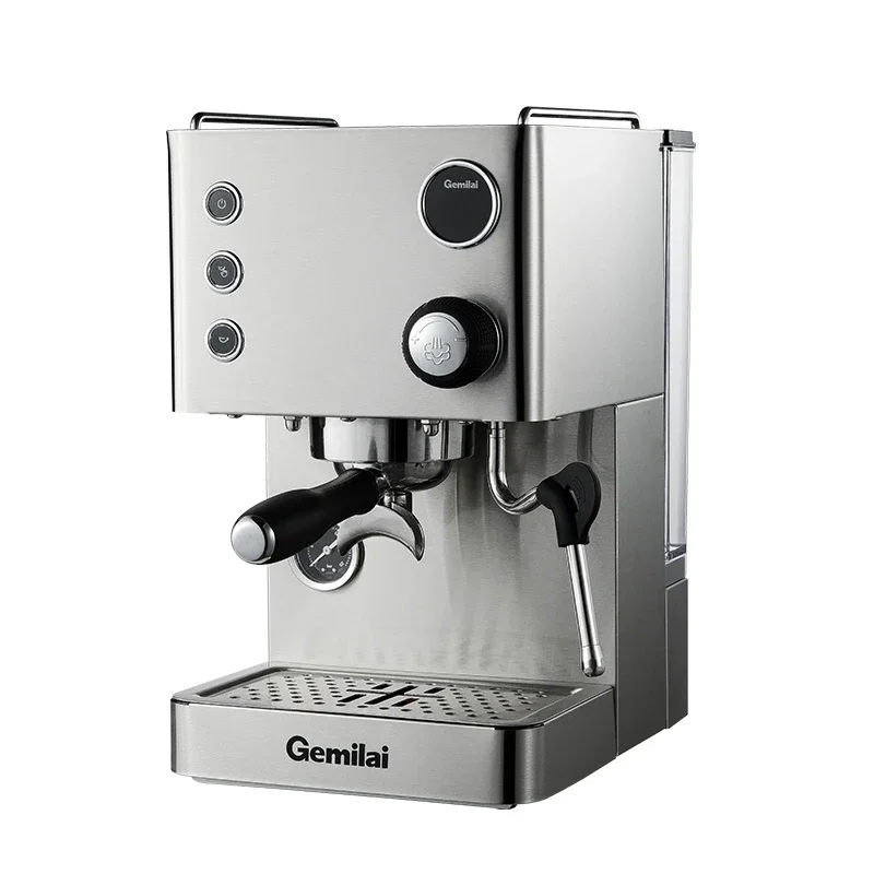 Gemilai G3007L Semi-automatic Italian Small Coffee Machine Home Steam Milk Foam Machine PID Temperature Control 58mmPRO 220V 6