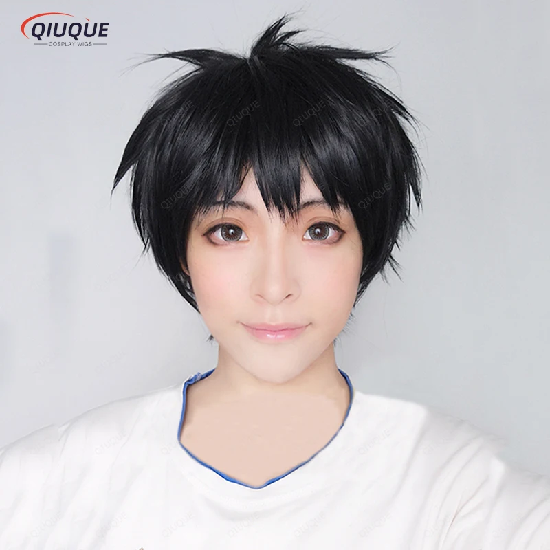¡YURI! On ICE / Yuri On Ice Katsuki Yuuri peluca corta recta resistente ...