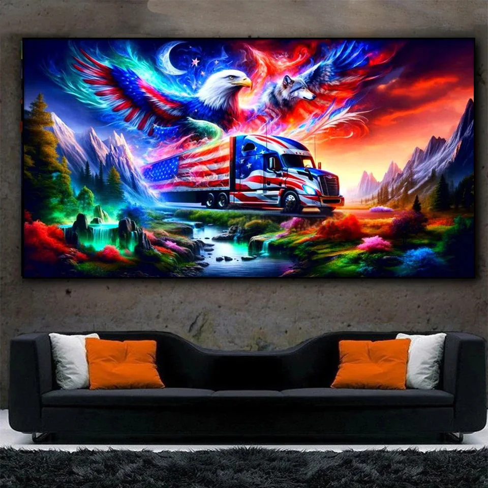 

Картина из страз «сделай сам», 100x200 см