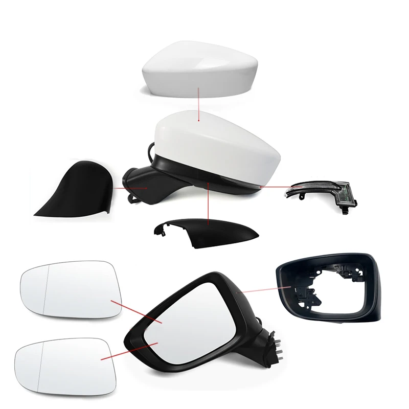 For Mazda 6 Atenza 2018 2019 2020 2021 Car Side Mirror Frame Lower