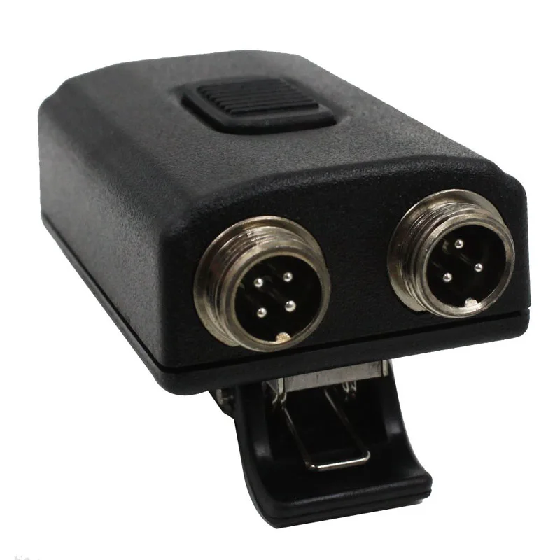 FBI High Sensitive Tactical Dual PTT Mic Throat Air Tube Headset Microphone for Baofeng UV-5R UV82 888S Kenwood Portable Radio