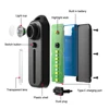 LED Red Blue Shoulder Tactical Police Flashlight with Clip USB Rechargeable Torch Bike Taillight Helmet Warn Light Flashlight 3