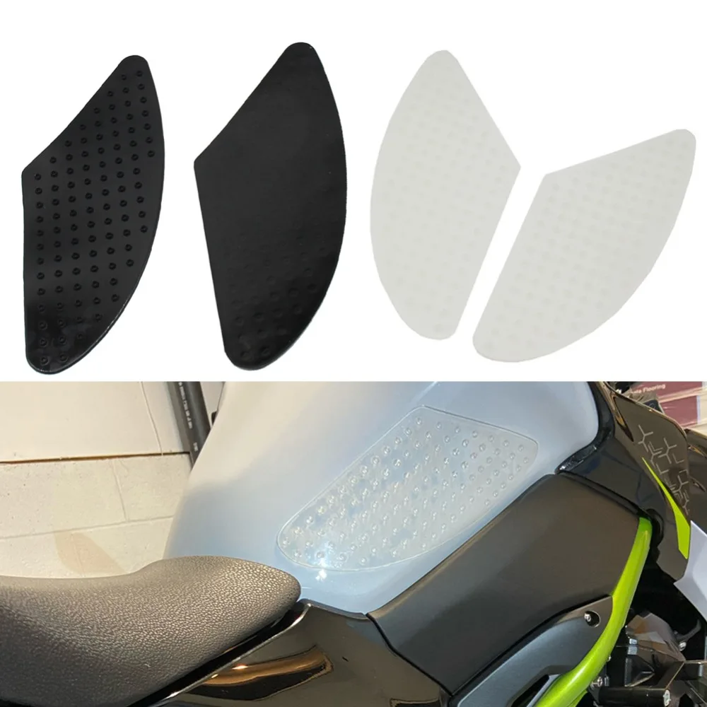 

Motorcycle Fuel Tank Anti-Skid Sticker Protection For Kawasaki Z1000 Side Gas Knee Honda Grip Traction Pad