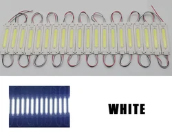 Vibrant Multi - Color LED COB Module Lights - 20 - Pack, Waterproof, Super Bright for Advertisement & Shop Decor (WHITE)