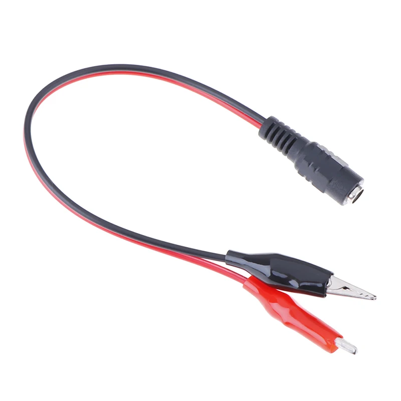 {NN72} 1 Pc Alligator Clip 12V Power Cable Crocodile Wire DC Voltage Connector To Female