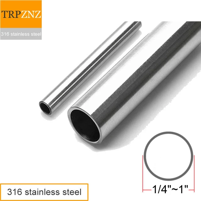 Tube de précision en acier inoxydable 304, diamètre extérieur 22mm,  intérieur 20mm 19mm 18mm 17mm, poli à l'extérieur et à l'intérieur -  AliExpress