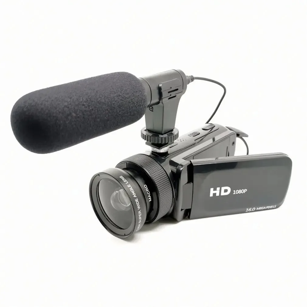 High Definition Digital Video Camera With Microphone Wide-angle Lens Home Durable Digital Video Camera digital video camera