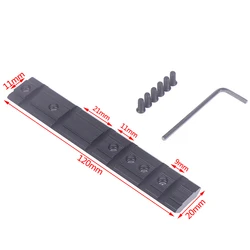 F002 DIY 11Mm / 20Mm Dovetail Weaver Picatinny Rail Mount Adapter Converter