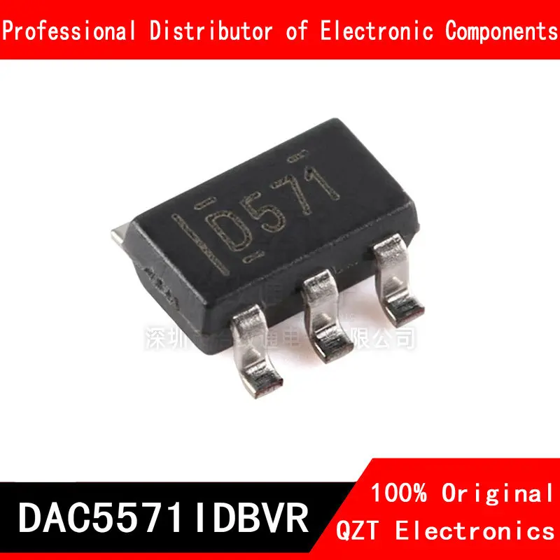 10pcs/lot DAC5571IDBVR SOT23 DAC5571 DAC5571I DAC5571ID DAC5571IDB DAC5571IDBV D571 SOT-23-6  new original In Stock