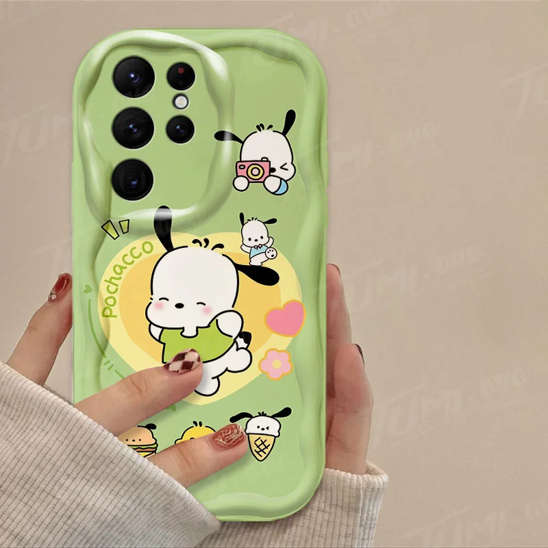 thumbnail image 1 of Sanrio-funda de silicona suave para Samsung Galaxy, Hello Kitty, Kuromi, 3D Wave, A54, A34, A14, A24, A13, A23, A33, A53, A73, A15, A05, A05S, 1 of 5
