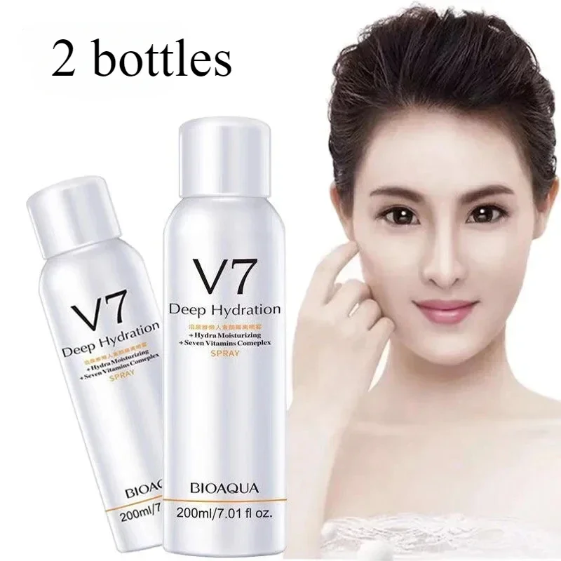 200ml 2bottles Whitening Concealer Sunscreen Isolation Spray Waterproof V7 Hydration Moisturizing