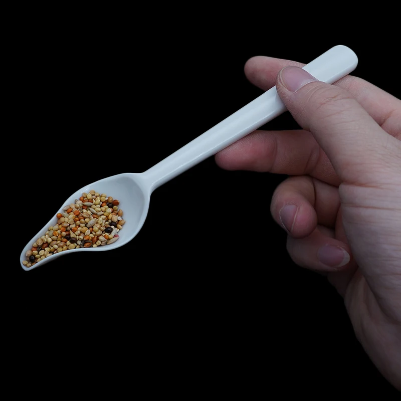 Bird Parrots Feeder Spoon Pointed Milk Avoid Baby Bird Feeding Watering- Suppatcher Pole Thickness Wire Rope Livestock