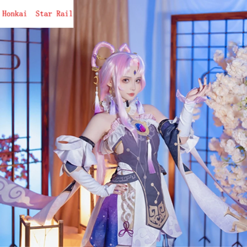 

New Pre-Sale Game Honkai Star Rail Animation Surrounding Fu Xuan Fan Halloween Cosplay Sexy Cute Student Women's Costumes