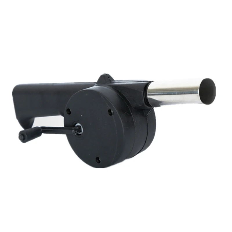 

Manual Fireplace Air Blower Portable Hand Crank Barbecue Fan Outdoor Camping Cooking Tool Hand Powered Grill Blower
