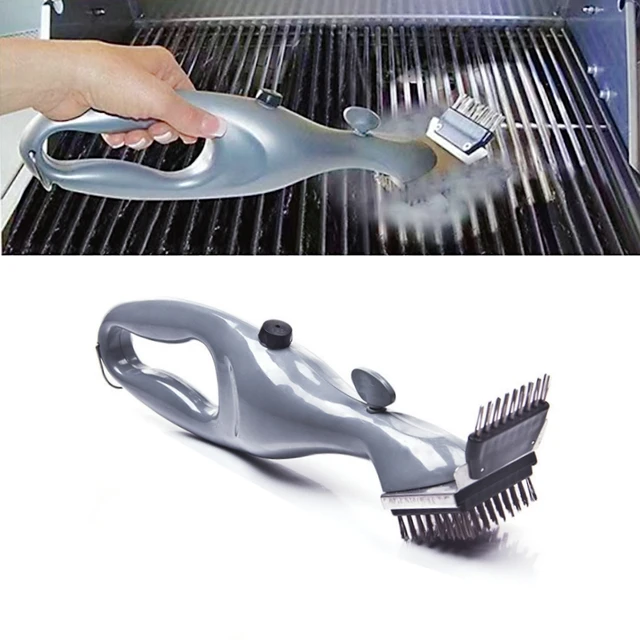 Grill Tisztító Kefe Hordozható Gőztisztító Kefék Bbq Szerszám - Image 2